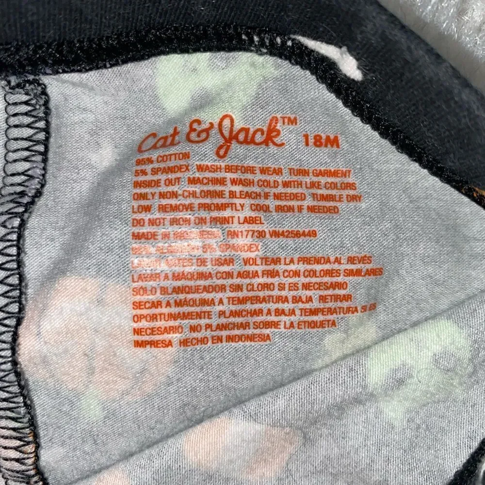Cat & Jack Halloween Leggings Size 18 Months